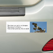 Vertraging Drive langzamer Bumpersticker (Op auto)
