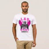 "Vertraging is mijn ergste vijand" - Gamer grafisc T-shirt (Voorkant volledig)
