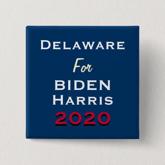 VERTRAGING VOOR DE Button BIDEN HARRIS 2020-campag (Voorkant)