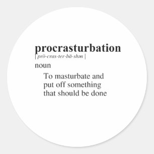 VERTRAGINGSTOERISME RONDE STICKER