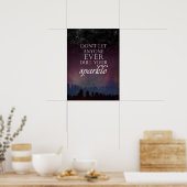 Vertrek je spaarpjes niet. poster (Keuken)