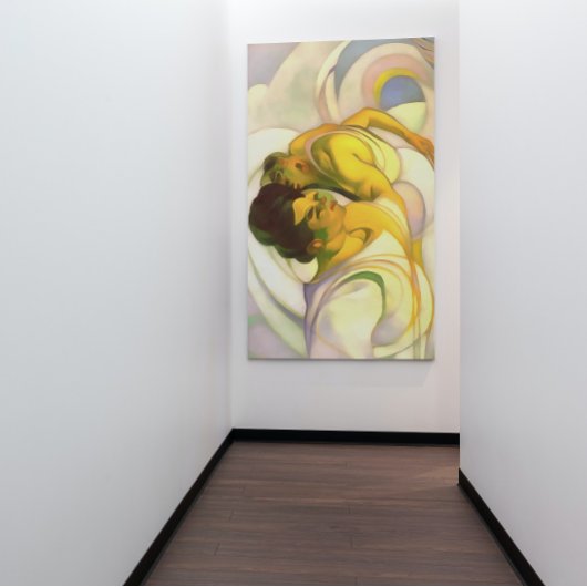 Vertrek naar een andere wereld Abstracte kunst Canvas Afdruk