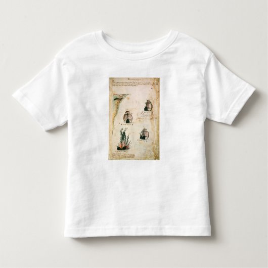Vertrek van Vasco da Gama Kinder Shirts (Voorkant)