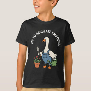 Vertrekken om Emoties te Reguleren Mentale Gezondh T-shirt
