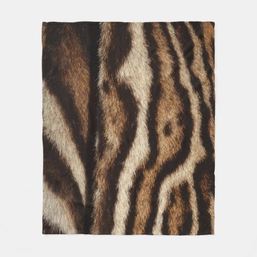 Vertroebelde luipaardvacht, exotisch patroon. fleece deken (Voorkant)