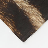 Vertroebelde luipaardvacht, exotisch patroon. fleece deken (Hoek)