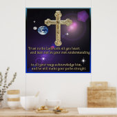 Vertrouw de Heer met al je hart Poster (Keuken)