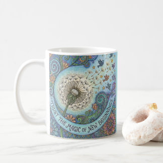 Vertrouw de Magie van Nieuwe Beginnen Persoonlijke Koffiemok