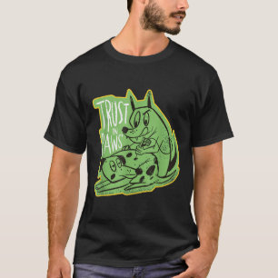 Vertrouw De Poot - Twee Honden Tatoeëren Elkaar - T-shirt