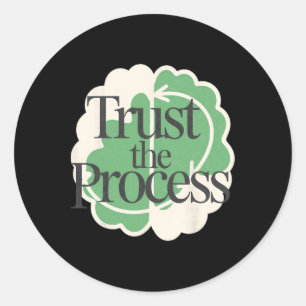 Vertrouw de psychiatrie van het proces Geestelijke Ronde Sticker