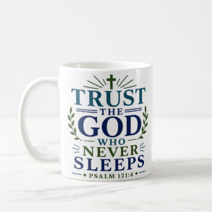 Vertrouw God Die Nooit Slaapt Esthetisch Christeli Koffiemok
