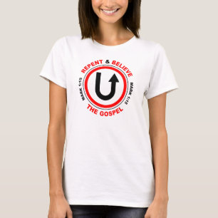 Vertrouw het evangelie: Jezus Christelijke gelovig T-shirt