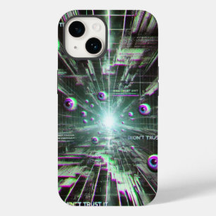 📱 "Vertrouw het niet" Weirdcore telefoonhoesje 📱 Case-Mate iPhone 14 Hoesje