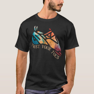 Vertrouw Je Tenen Rotsbeklimmen Boulderen Outdoor T-shirt