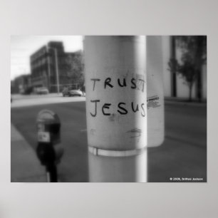 Vertrouw Jezus Poster