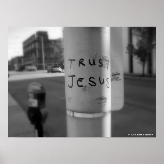 Vertrouw Jezus Poster (Voorkant)
