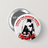 Vertrouw me anti obama ronde button 5,7 cm (Voorkant /achterkant)