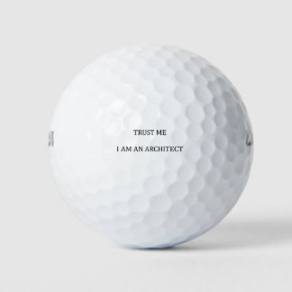Vertrouw me dat ik een architect ben golfballen