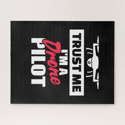 Vertrouw me dat ik een drankje heb. legpuzzel (Horizontaal)