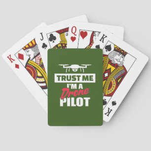 Vertrouw me dat ik een drankje heb. pokerkaarten