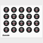 Vertrouw me dat ik een drankje heb. ronde sticker (Vel)
