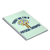 Vertrouw me dat ik een fysiotherapeut ben notitieboek (Rechterzijde)