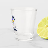 Vertrouw me dat ik een fysiotherapeut ben shot glas (Rechts)