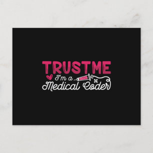 Vertrouw me dat ik een ICD-coderingsprogrammeur vo Briefkaart