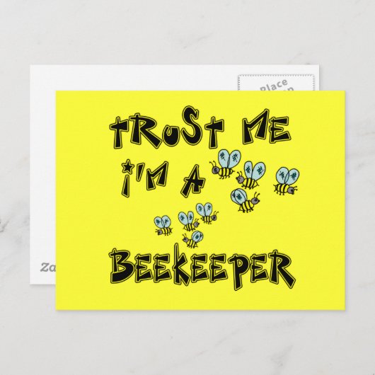 Vertrouw me dat ik een imker ben briefkaart (Voorkant / Achterkant)