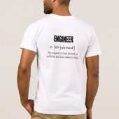 Vertrouw me dat ik een ingenieur Shirt ben (Achterkant)