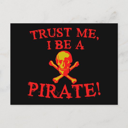 Vertrouw me dat ik een Pirate T shirten en Mokken  Briefkaart (Voorkant)