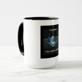 Vertrouw me dat ik een ruimteadvocaat ben mok (Voorkant links)