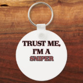 Vertrouw me dat ik een SNIPER ben Sleutelhanger (Voorkant)