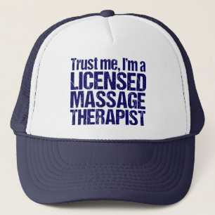 Vertrouw me dat ik een toegelaten massagetherapeut trucker pet