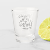 Vertrouw me dat je kunt dansen - wodka - shot glas (Achterkant)