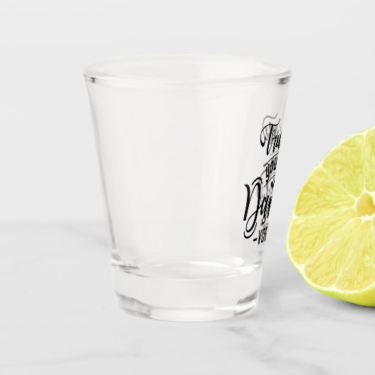 Vertrouw me dat je kunt dansen - wodka - shot glas (Links)