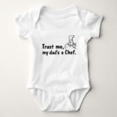Vertrouw me dat mijn vader een Chef is Romper (Voorkant)