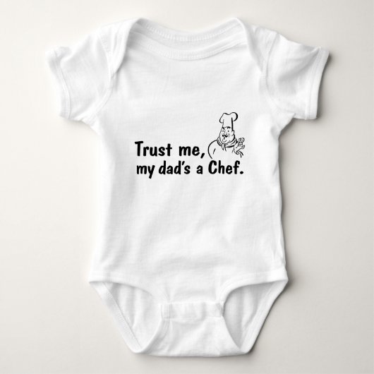 Vertrouw me dat mijn vader een Chef is Romper (Voorkant)