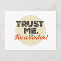 Vertrouw me. Ik ben een Birder! Embleem