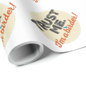 Vertrouw me. Ik ben een Birder! Embleem Cadeaupapier (Rol Hoek)