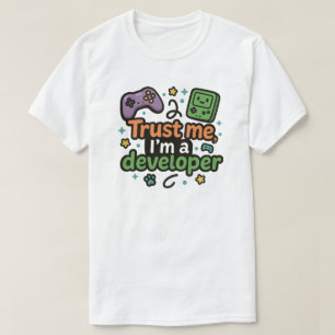 Vertrouw me, ik ben een ontwikkelaar - Leuke gamin T-shirt