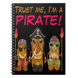 Vertrouw me, ik ben een piraat, Tiki Piraten, Grap Notitieboek