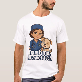 Vertrouw me, ik ben een vee-tech t-shirt