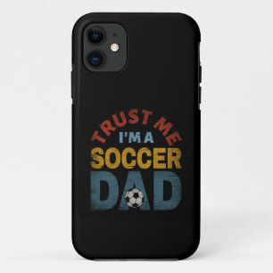 VERTROUW ME IK BEN EEN VOETBALPAPA iPhone 11 HOESJE