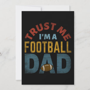 VERTROUW ME IK BEN EEN VOETBALPAPA KAART