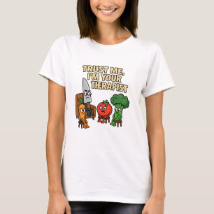 Vertrouw me, ik ben je therapeut - Grappige Cartoo T-shirt