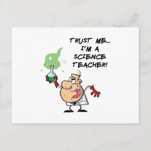 Vertrouw me... Ik ben leraar wetenschap Briefkaart
