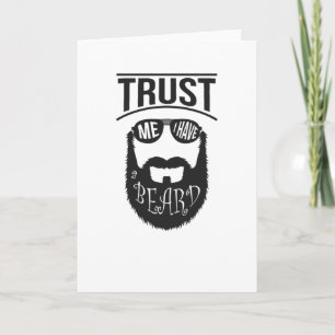 Vertrouw me, ik heb een baard kaart