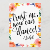 Vertrouw me, je kan dansen Betaalbaar bloemenschil