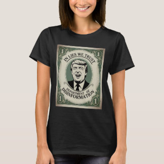 “vertrouw Niemand” - Trump Nknote Parodie _1  T-shirt